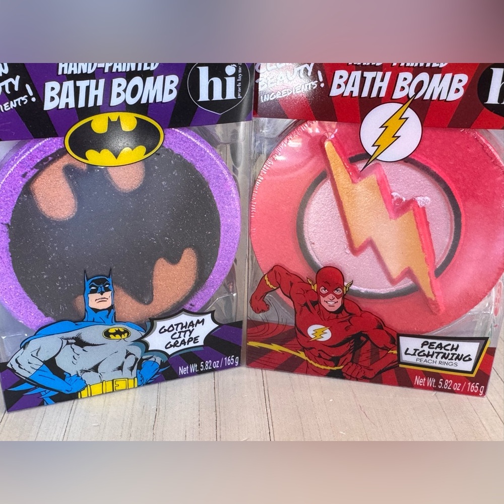 Hi Peach Layne - Hand Painted Justice League bath Bombs - Clean Ingredients! - Picture 7 of 16